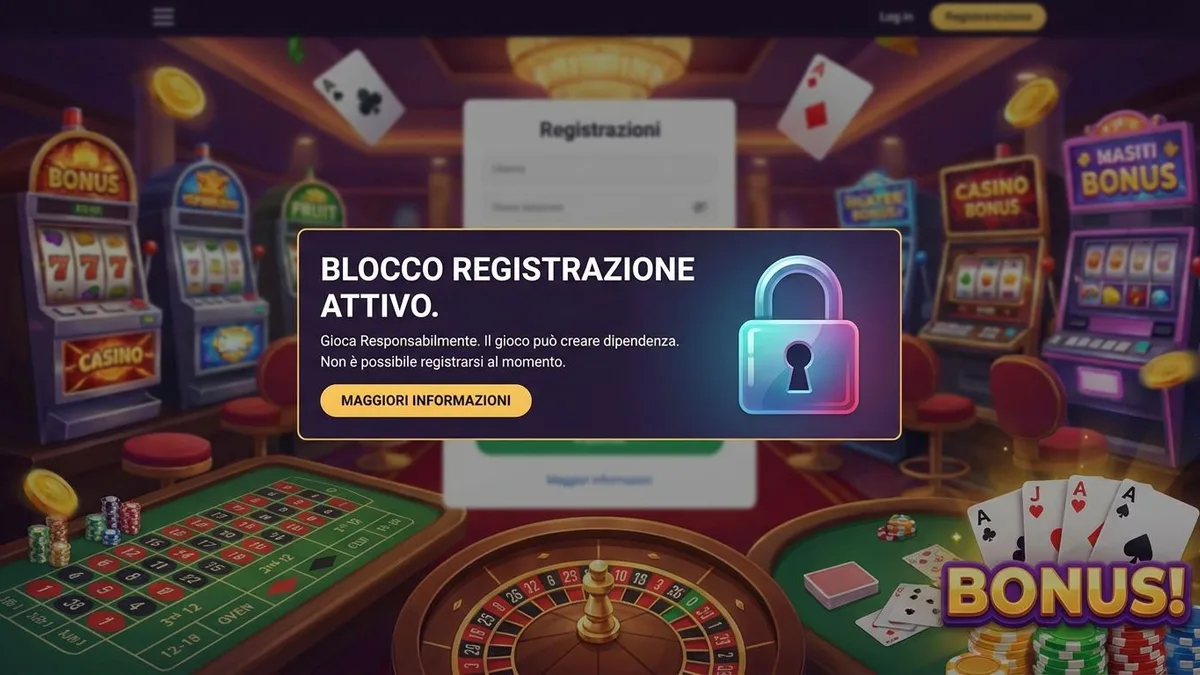 Registrazione con bonus