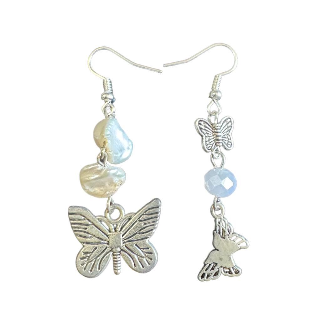 butterfly wing earrings